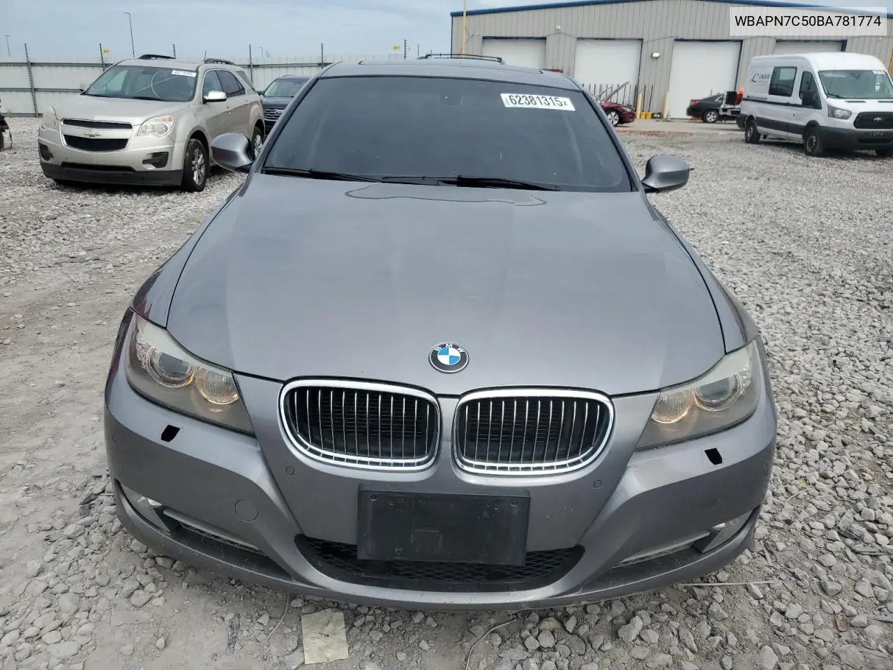 2011 BMW 335 D VIN: WBAPN7C50BA781774 Lot: 62381315