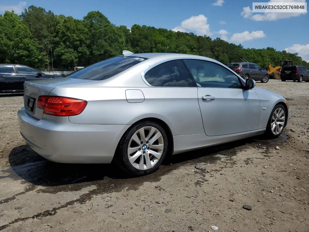2012 BMW 328 I VIN: WBAKE3C52CE769848 Lot: 56094785