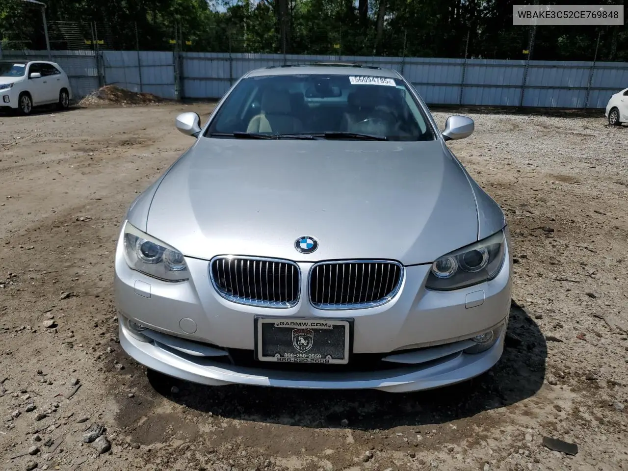 2012 BMW 328 I VIN: WBAKE3C52CE769848 Lot: 56094785