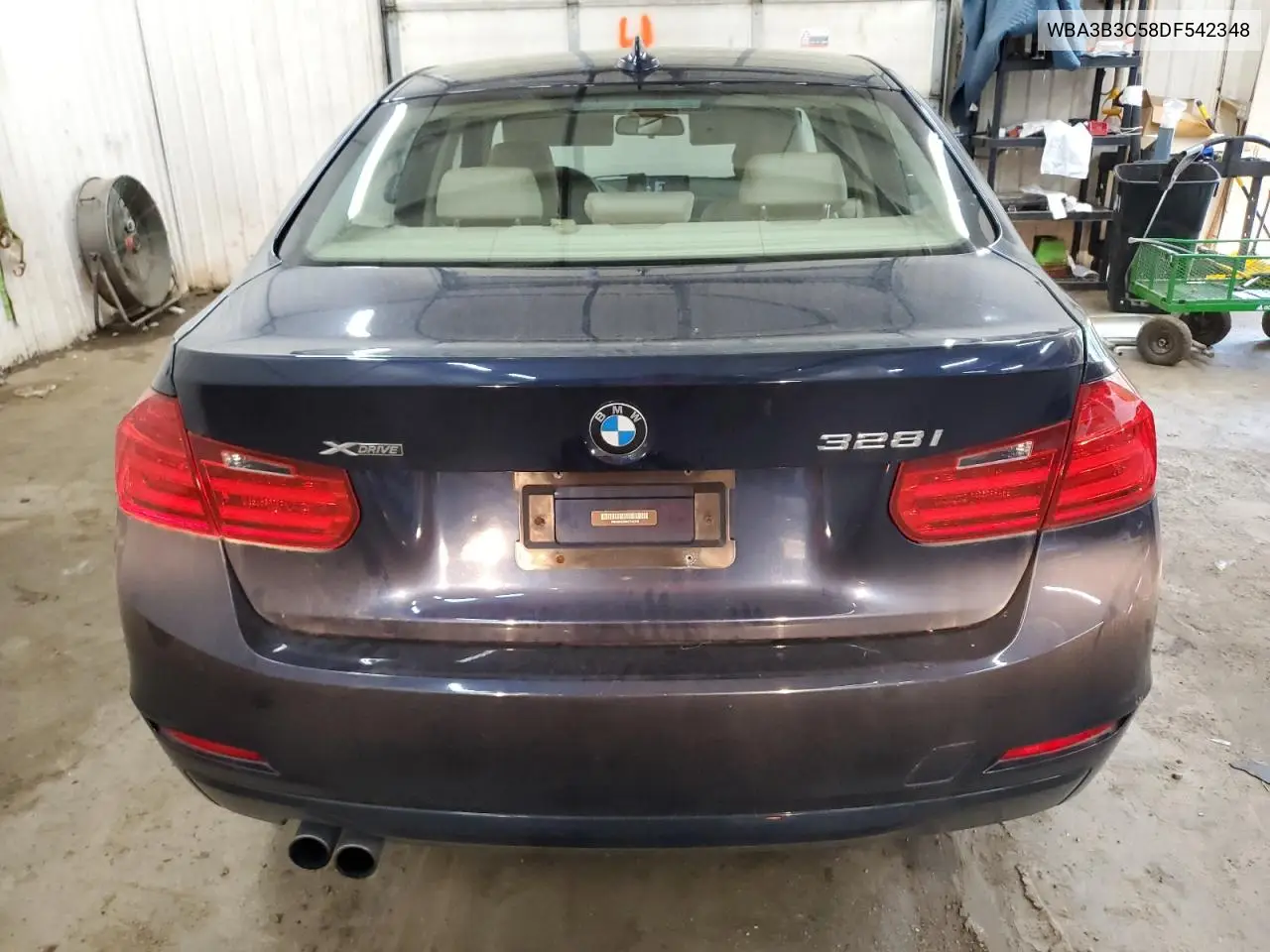 2013 BMW 328 Xi VIN: WBA3B3C58DF542348 Lot: 62303875