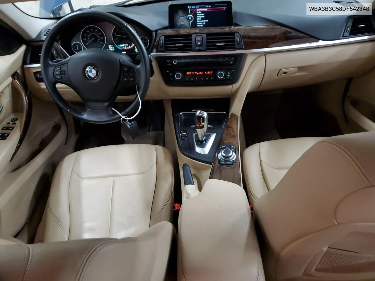 2013 BMW 328 Xi VIN: WBA3B3C58DF542348 Lot: 62303875