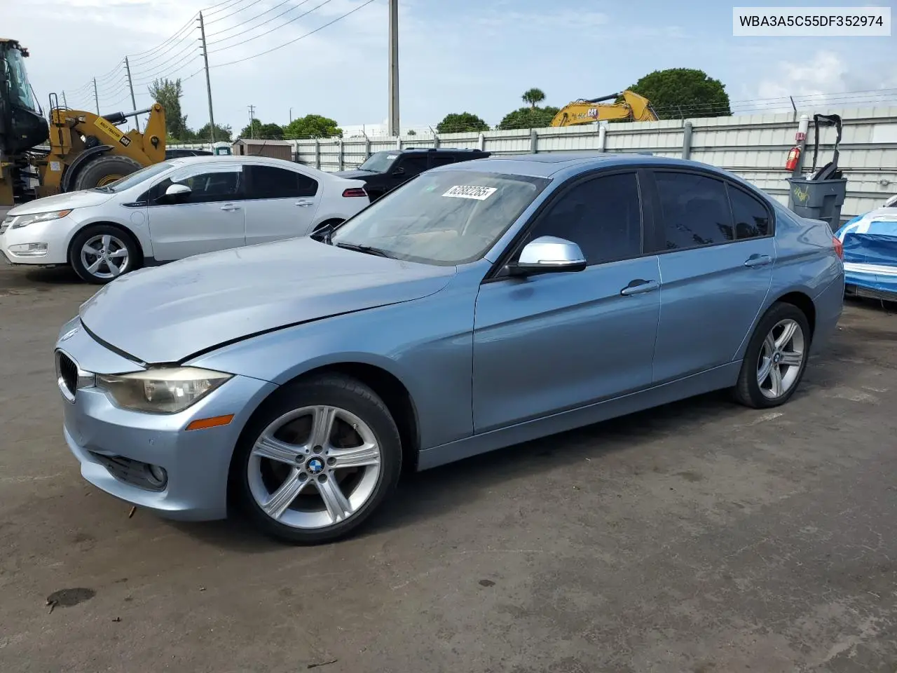 2013 BMW 328 I VIN: WBA3A5C55DF352974 Lot: 62882265