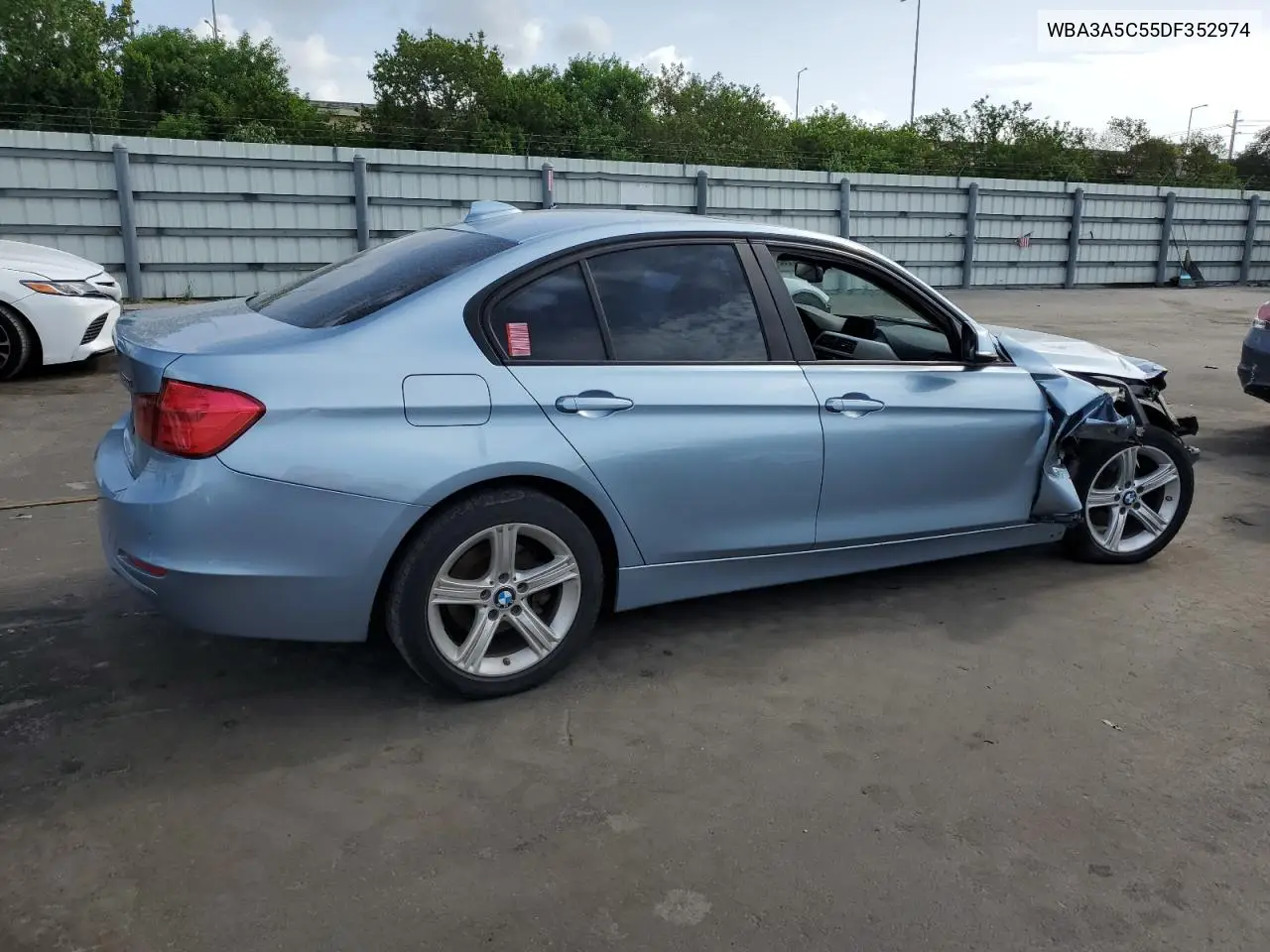 2013 BMW 328 I VIN: WBA3A5C55DF352974 Lot: 62882265