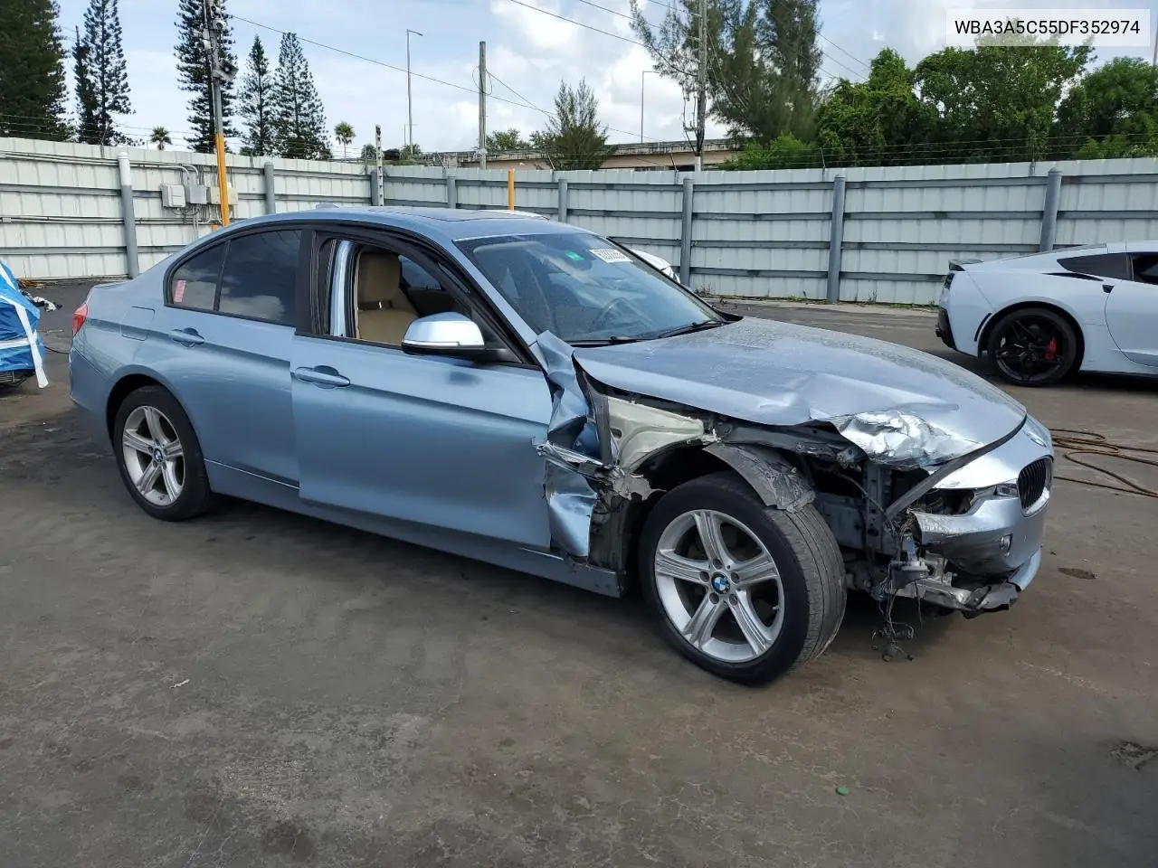 2013 BMW 328 I VIN: WBA3A5C55DF352974 Lot: 62882265