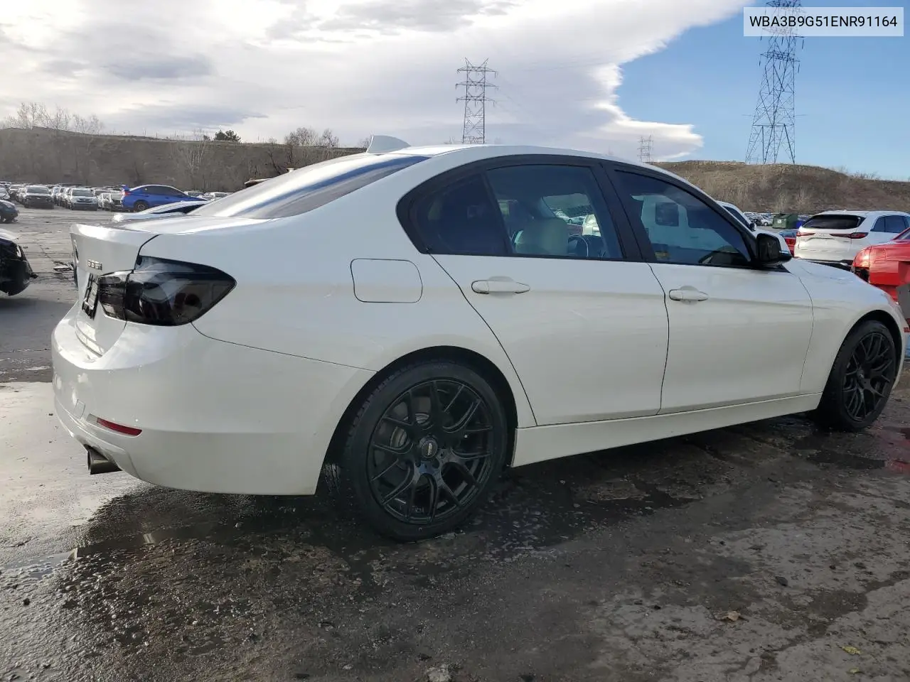 2014 BMW 335 Xi VIN: WBA3B9G51ENR91164 Lot: 49426405
