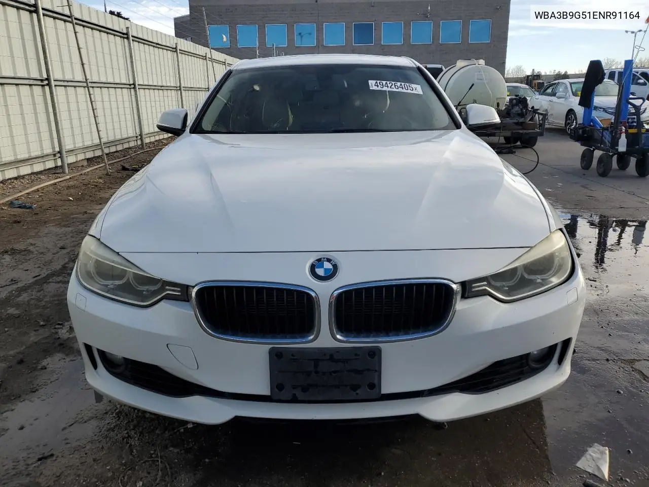 2014 BMW 335 Xi VIN: WBA3B9G51ENR91164 Lot: 49426405
