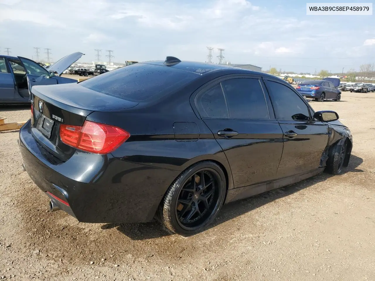 2014 BMW 335 Xi VIN: WBA3B9C58EP458979 Lot: 53272855