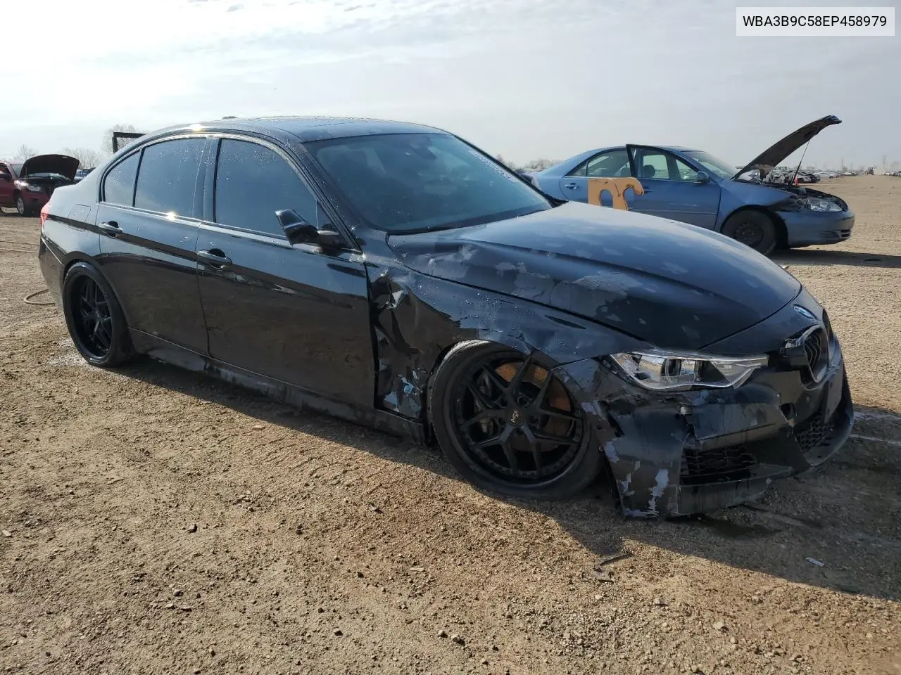 2014 BMW 335 Xi VIN: WBA3B9C58EP458979 Lot: 53272855