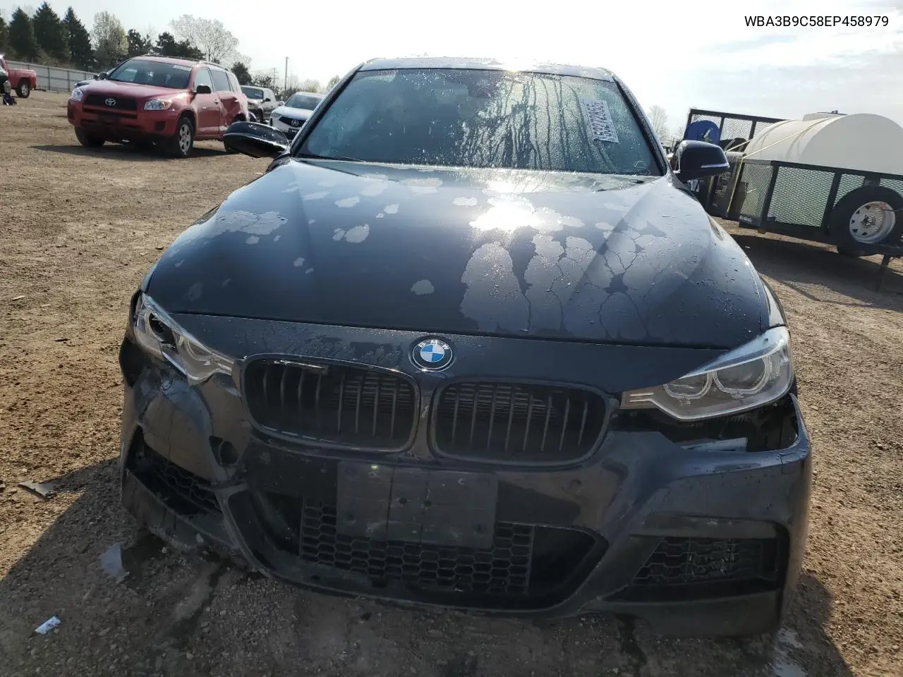 2014 BMW 335 Xi VIN: WBA3B9C58EP458979 Lot: 53272855