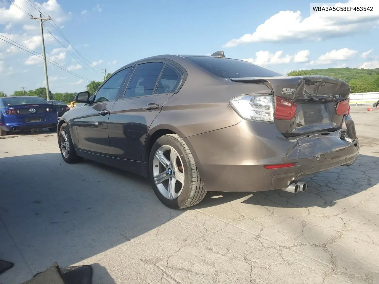 2014 BMW 328 I VIN: WBA3A5C58EF453542 Lot: 54792575