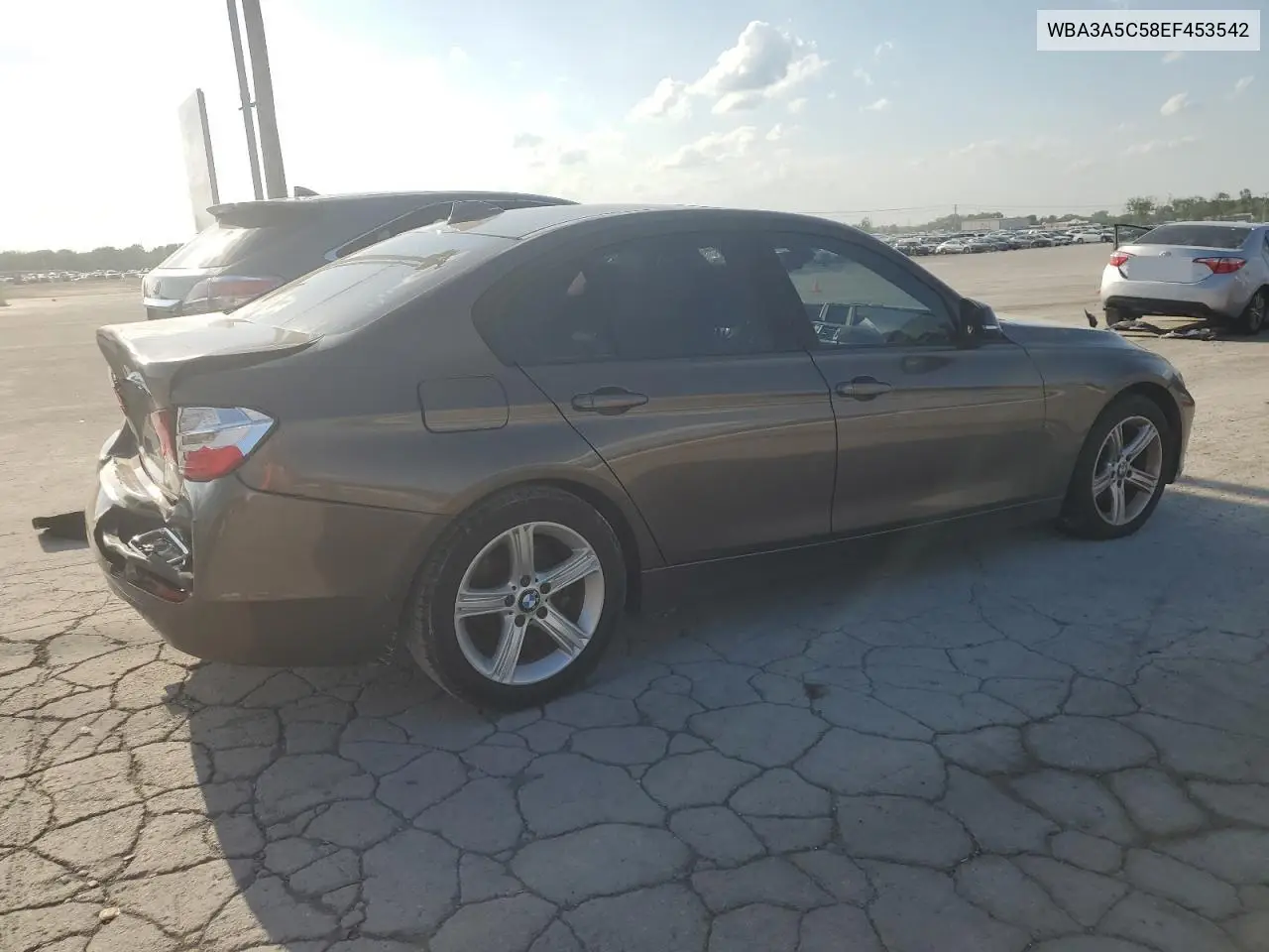 2014 BMW 328 I VIN: WBA3A5C58EF453542 Lot: 54792575