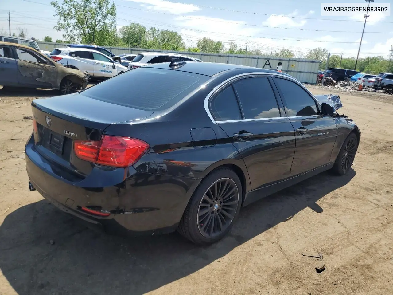 2014 BMW 328 Xi VIN: WBA3B3G58ENR83902 Lot: 56349305