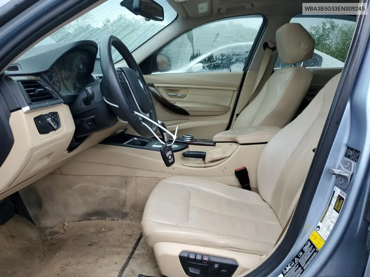 2014 BMW 328 Xi Sulev VIN: WBA3B5G53ENS09245 Lot: 56601155