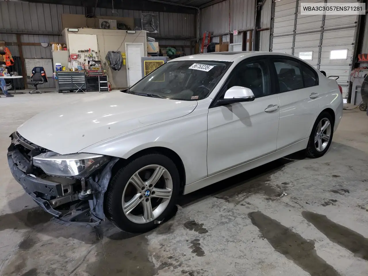 2014 BMW 320 I xDrive VIN: WBA3C3G57ENS71281 Lot: 56753235