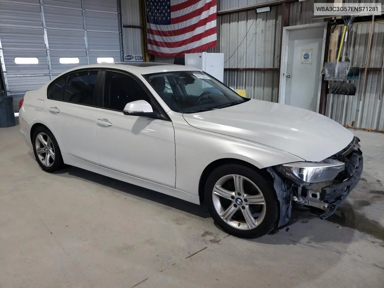 2014 BMW 320 I xDrive VIN: WBA3C3G57ENS71281 Lot: 56753235