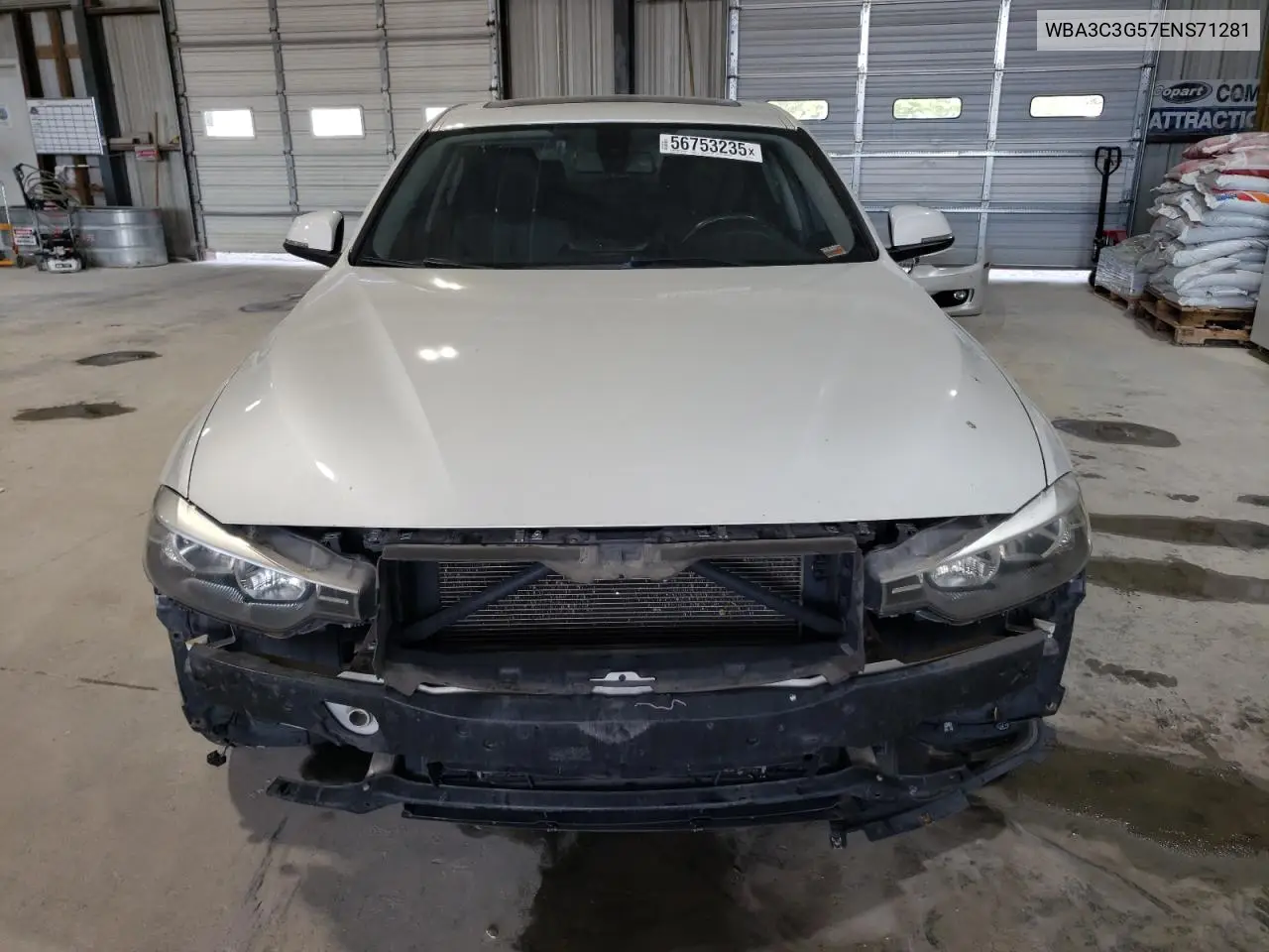 2014 BMW 320 I xDrive VIN: WBA3C3G57ENS71281 Lot: 56753235