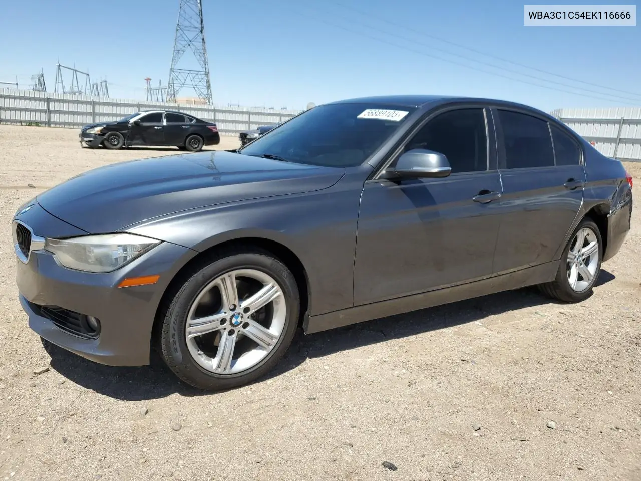 2014 BMW 328 I Sulev VIN: WBA3C1C54EK116666 Lot: 56889105
