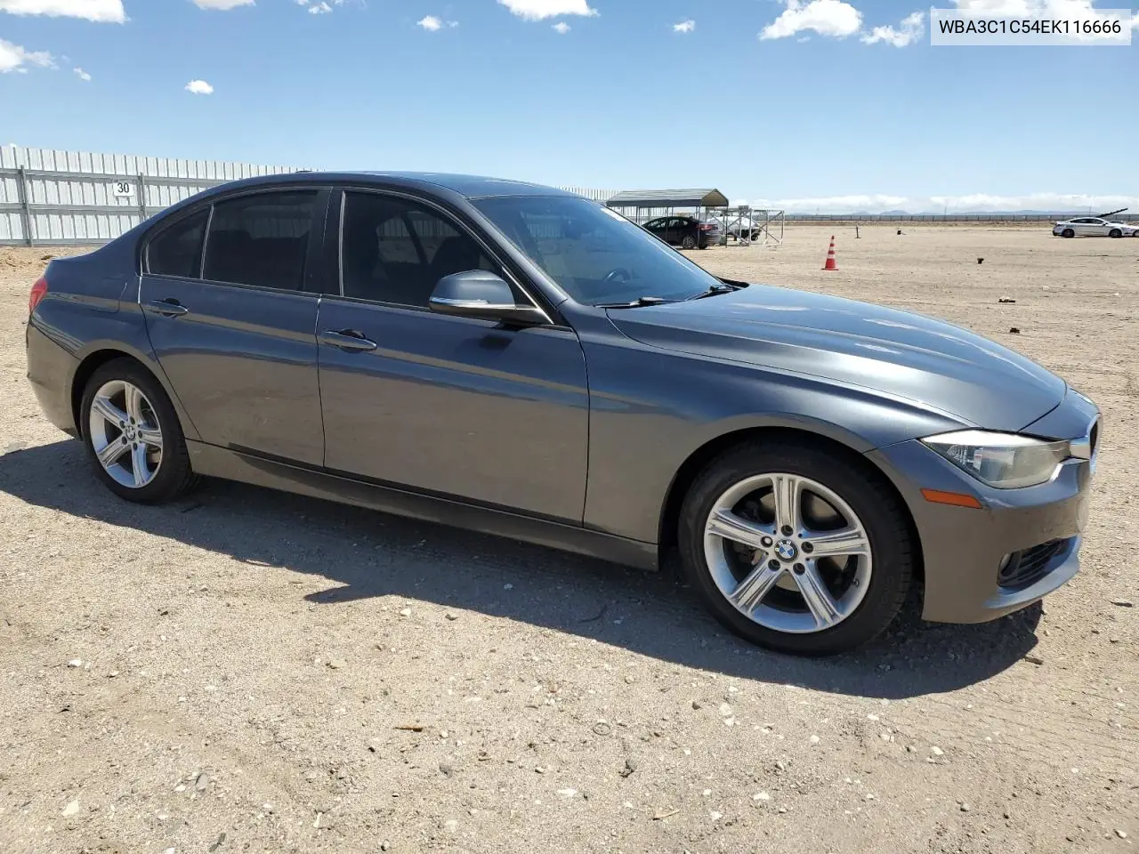 2014 BMW 328 I Sulev VIN: WBA3C1C54EK116666 Lot: 56889105