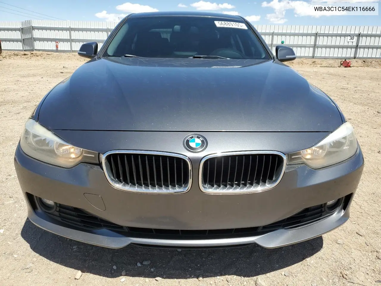 2014 BMW 328 I Sulev VIN: WBA3C1C54EK116666 Lot: 56889105