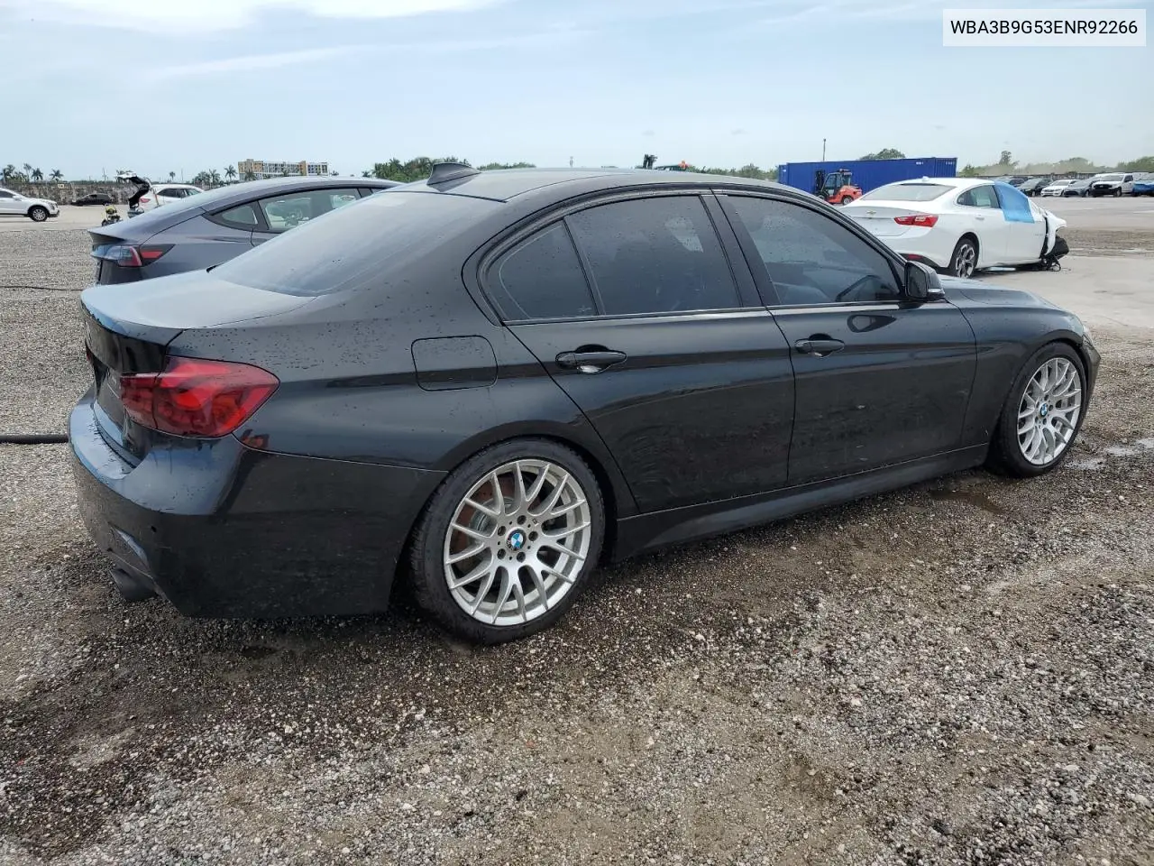 2014 BMW 335 Xi VIN: WBA3B9G53ENR92266 Lot: 58800785