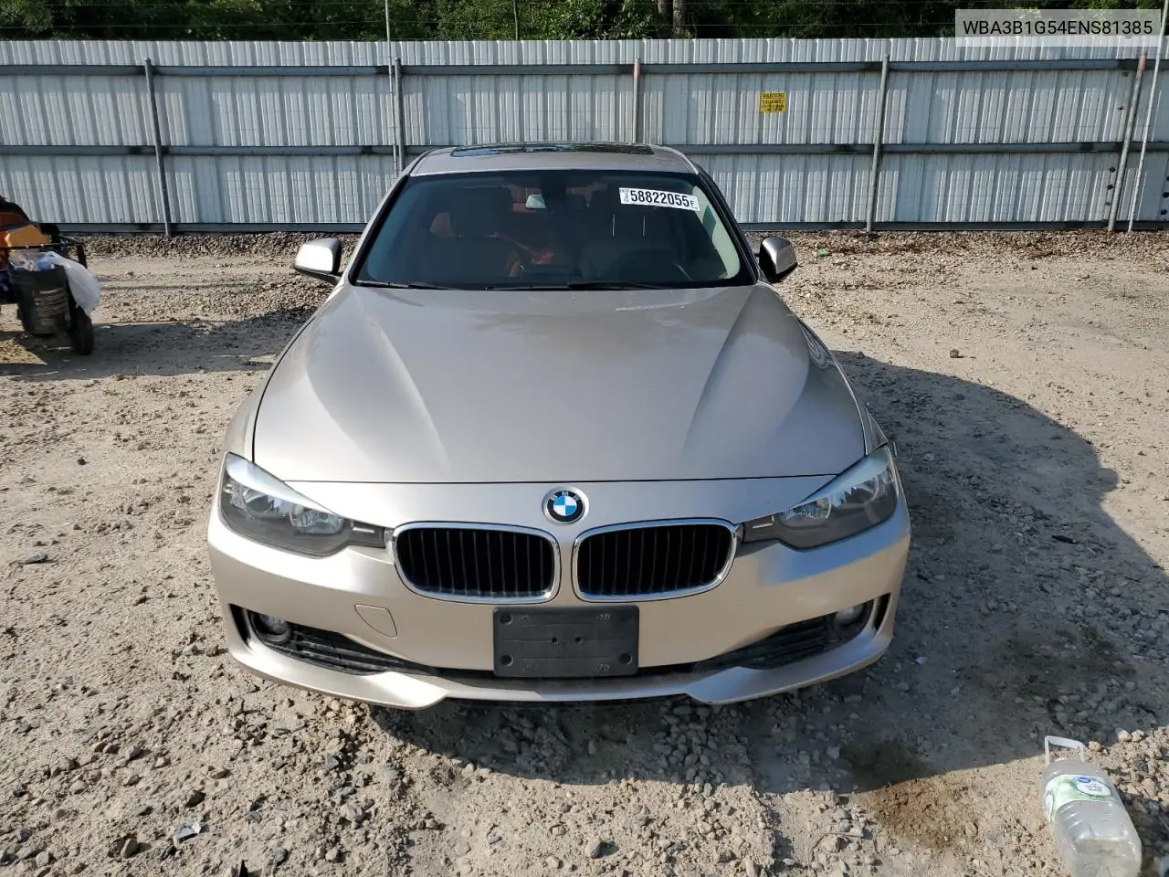 2014 BMW 320 I VIN: WBA3B1G54ENS81385 Lot: 58822055