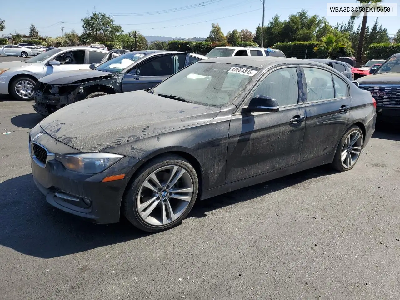 2014 BMW 328 D VIN: WBA3D3C58EK156581 Lot: 62603805