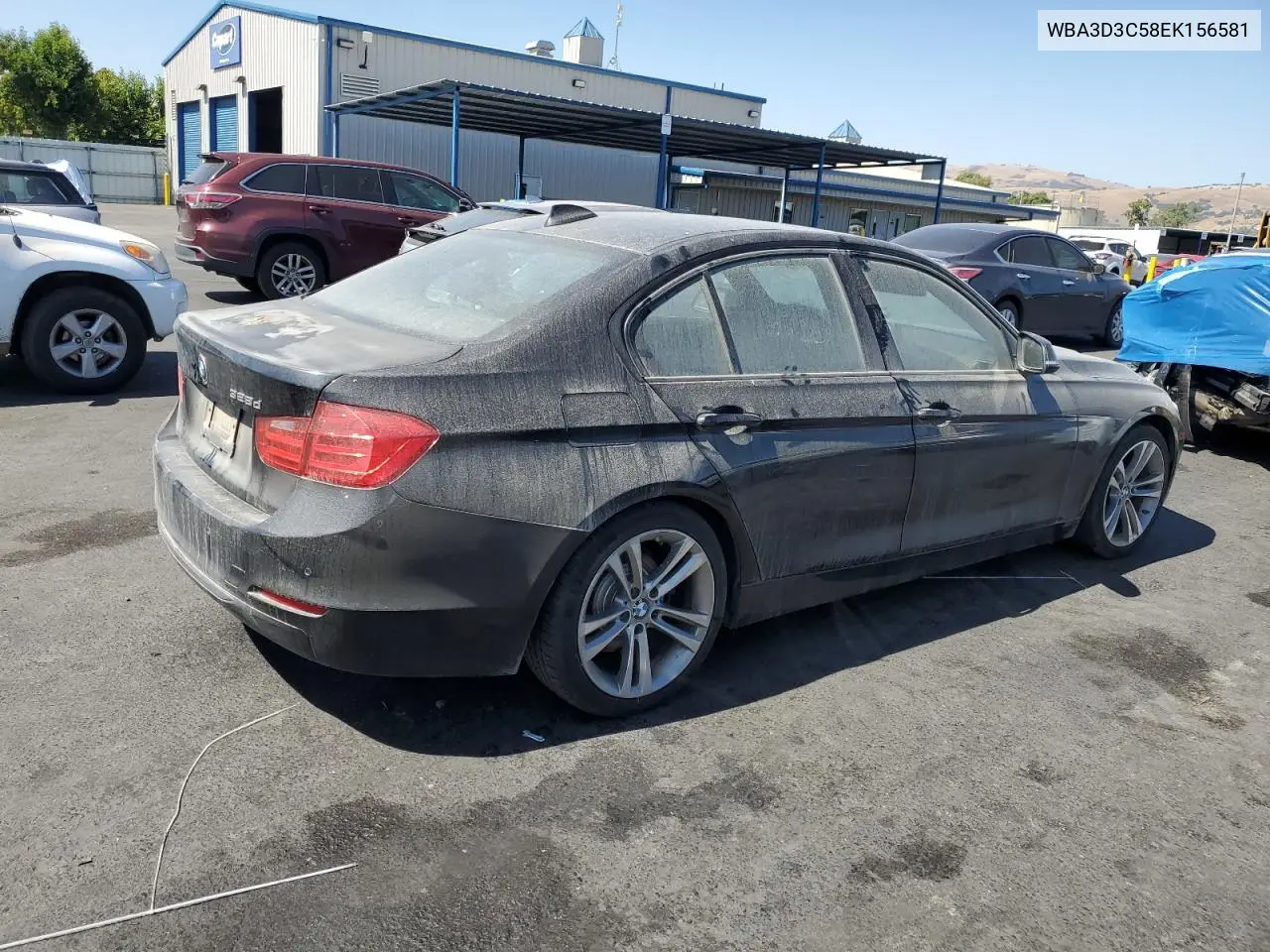 2014 BMW 328 D VIN: WBA3D3C58EK156581 Lot: 62603805