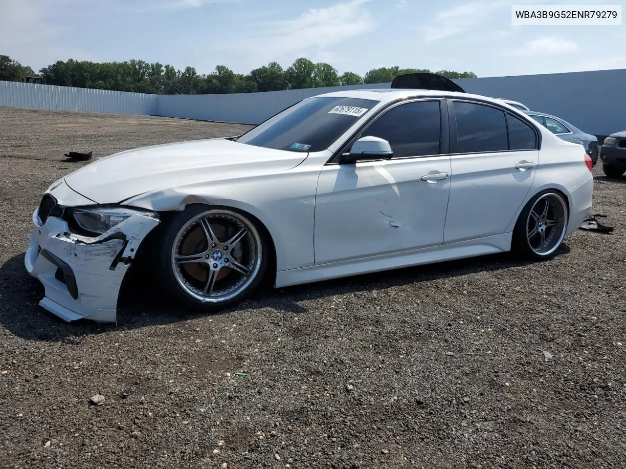 2014 BMW 335 Xi VIN: WBA3B9G52ENR79279 Lot: 62679115