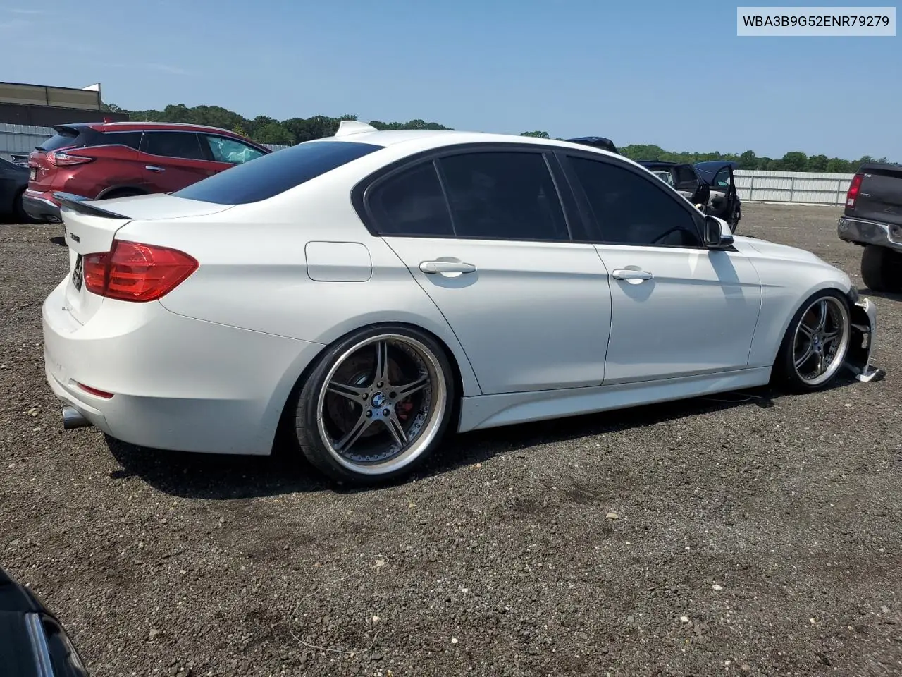2014 BMW 335 Xi VIN: WBA3B9G52ENR79279 Lot: 62679115