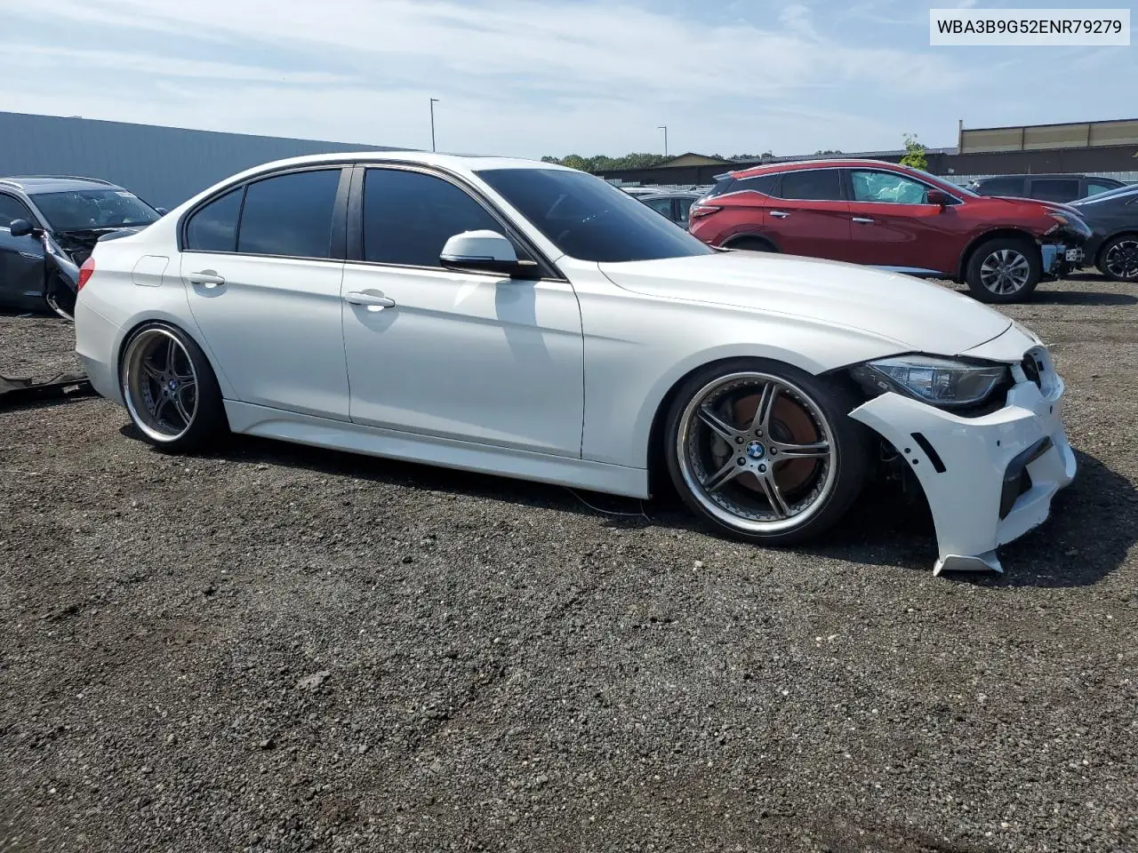 2014 BMW 335 Xi VIN: WBA3B9G52ENR79279 Lot: 62679115