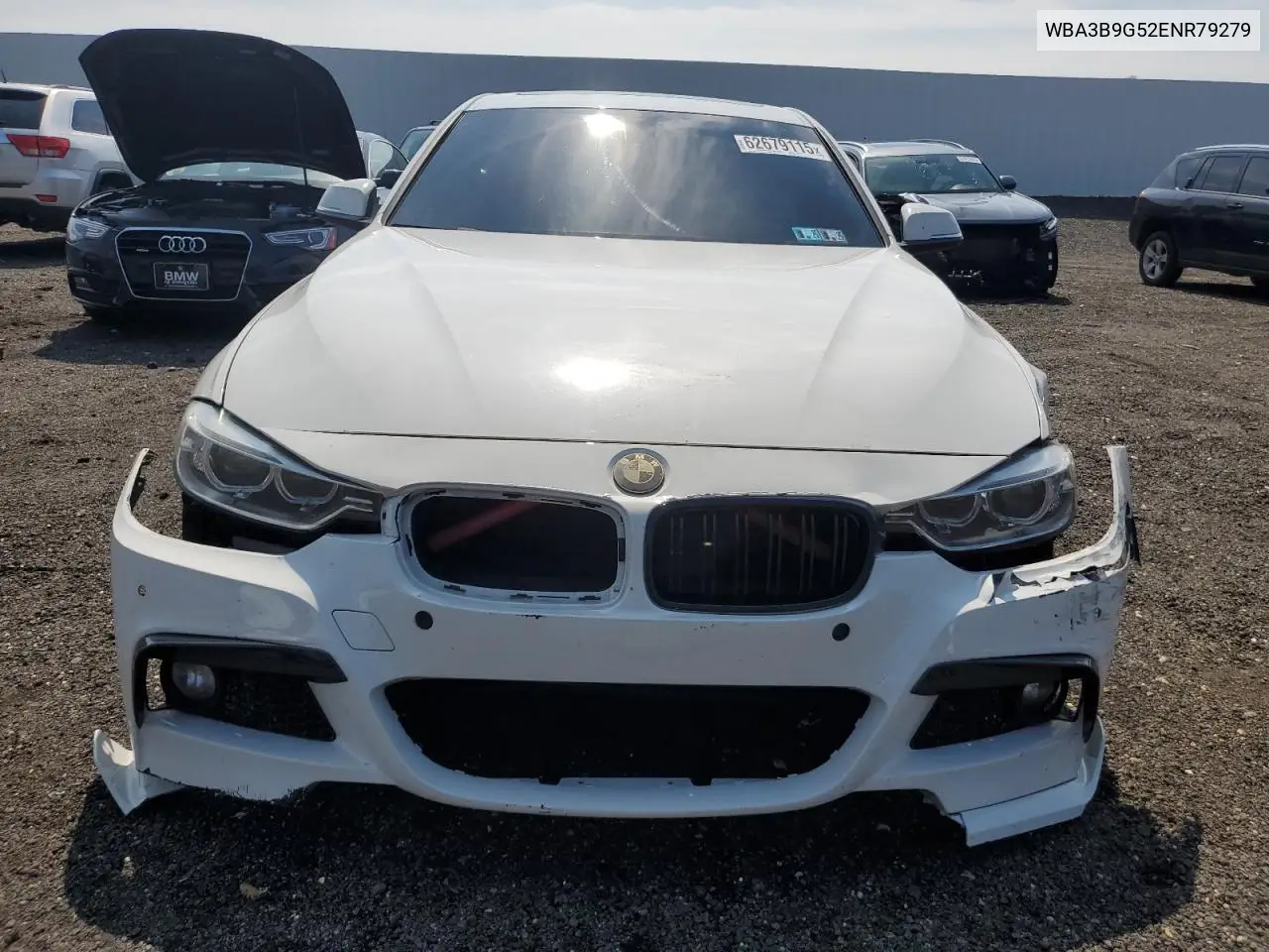 2014 BMW 335 Xi VIN: WBA3B9G52ENR79279 Lot: 62679115