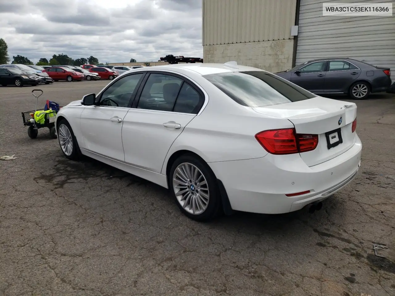 2014 BMW 328 I Sulev VIN: WBA3C1C53EK116366 Lot: 62732715