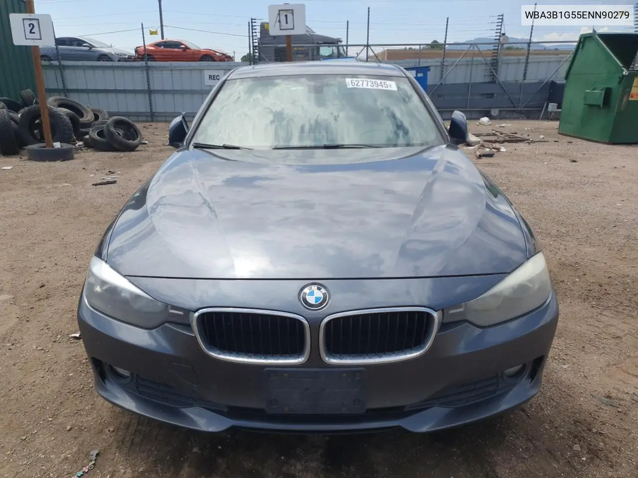 2014 BMW 320 I VIN: WBA3B1G55ENN90279 Lot: 62773945