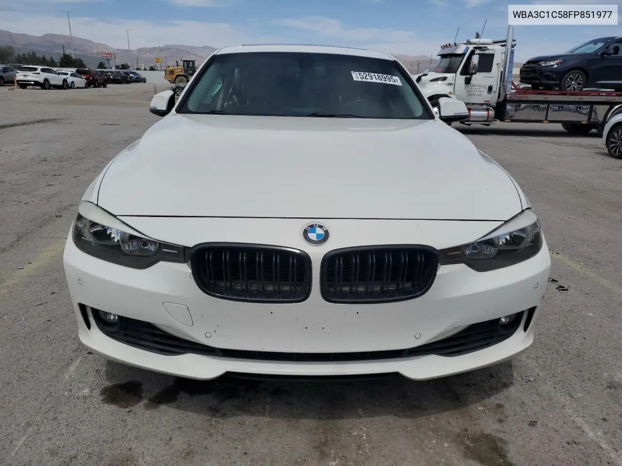 2015 BMW 328 I Sulev VIN: WBA3C1C58FP851977 Lot: 52918995