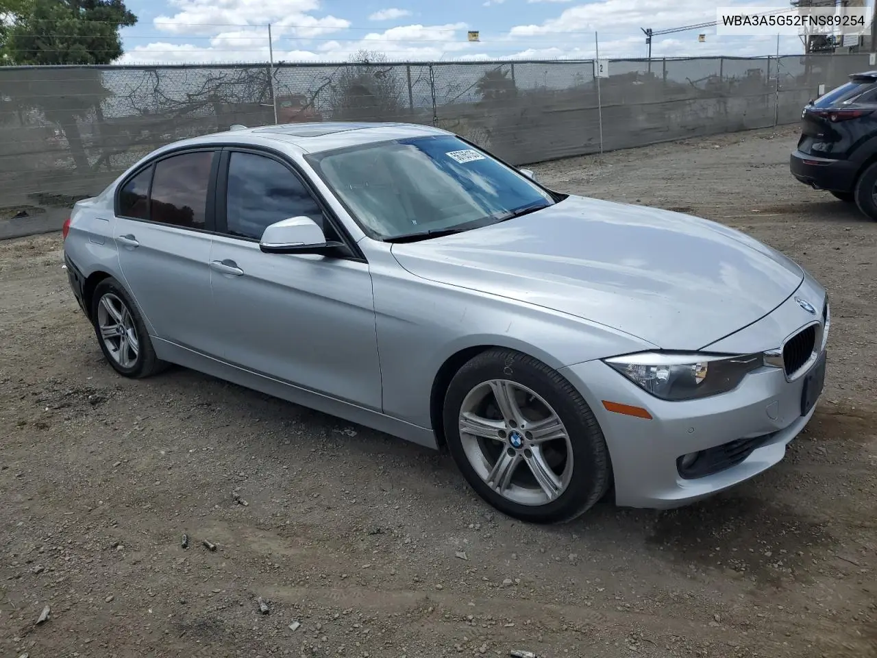 2015 BMW 328 I VIN: WBA3A5G52FNS89254 Lot: 56765135