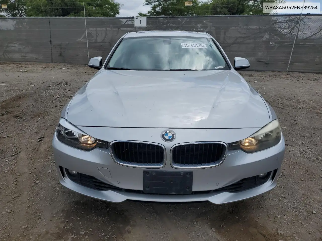 2015 BMW 328 I VIN: WBA3A5G52FNS89254 Lot: 56765135