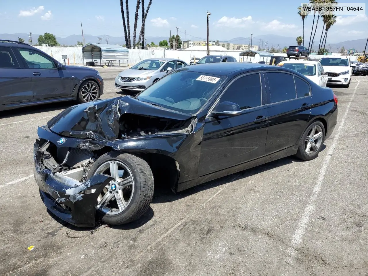 2015 BMW 320 I VIN: WBA3B1G57FNT04644 Lot: 56765905