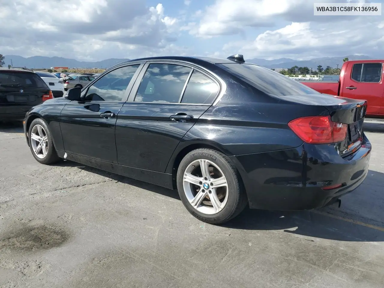 2015 BMW 320 I VIN: WBA3B1C58FK136956 Lot: 57123285