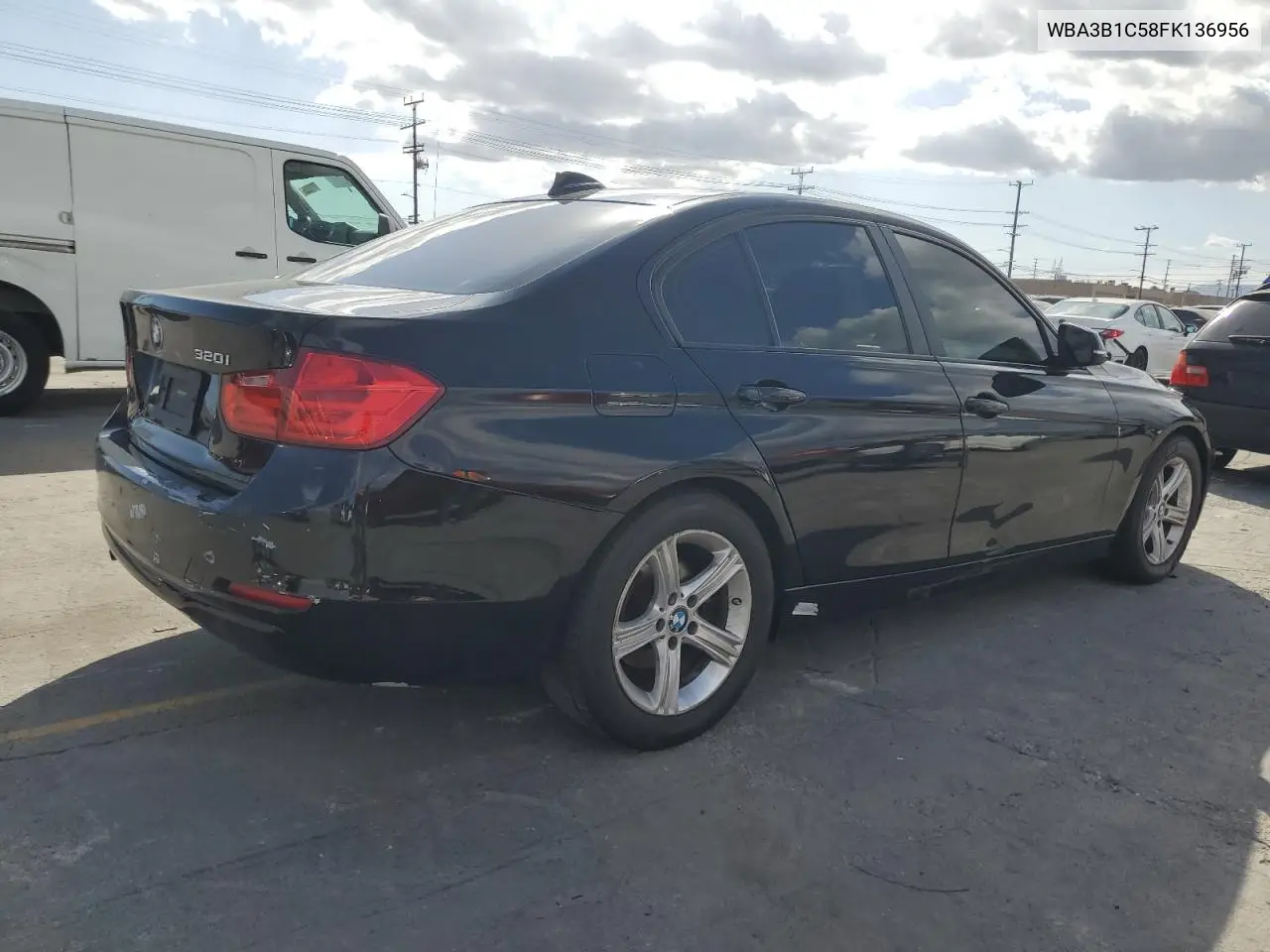 2015 BMW 320 I VIN: WBA3B1C58FK136956 Lot: 57123285