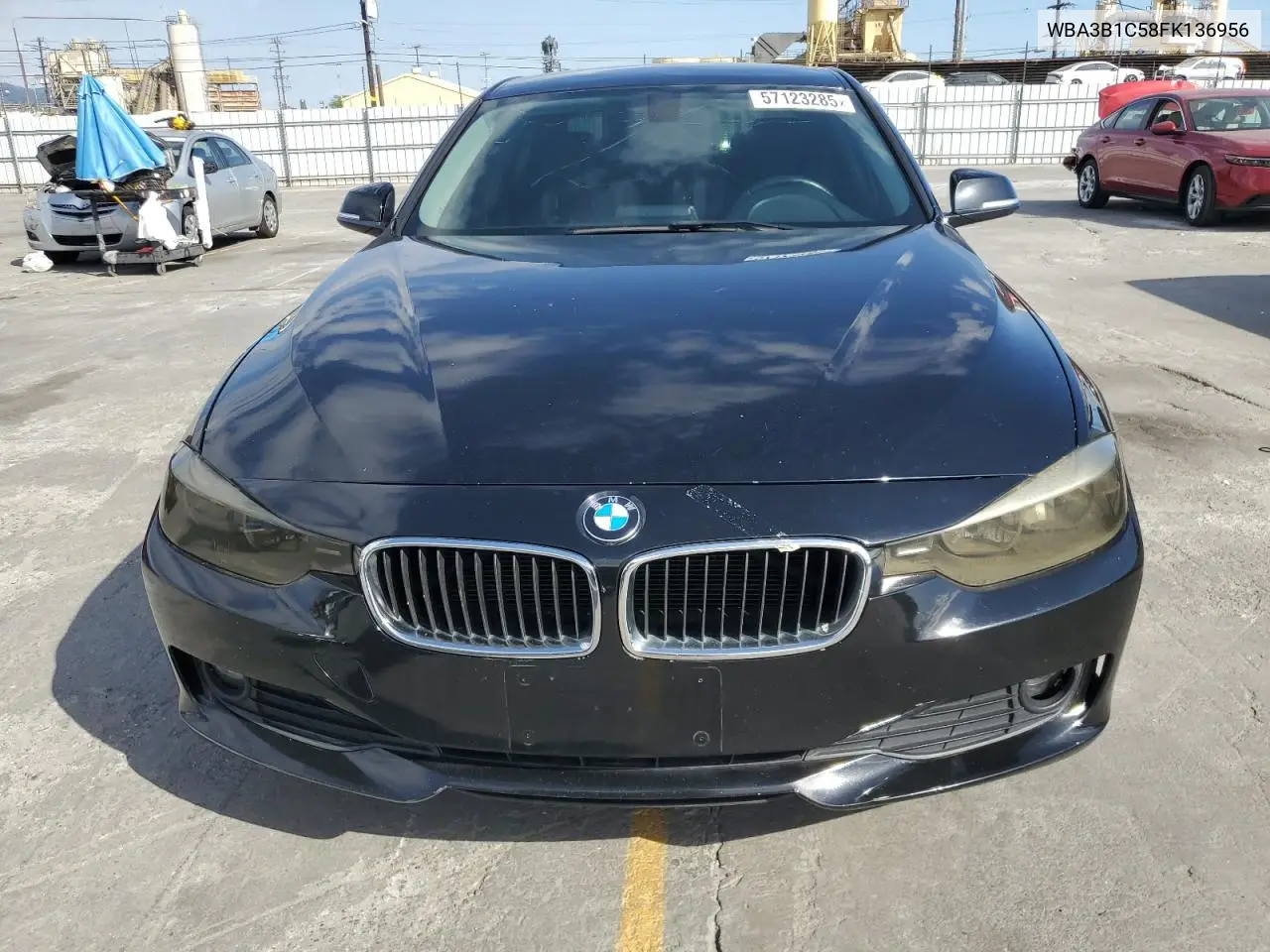 2015 BMW 320 I VIN: WBA3B1C58FK136956 Lot: 57123285