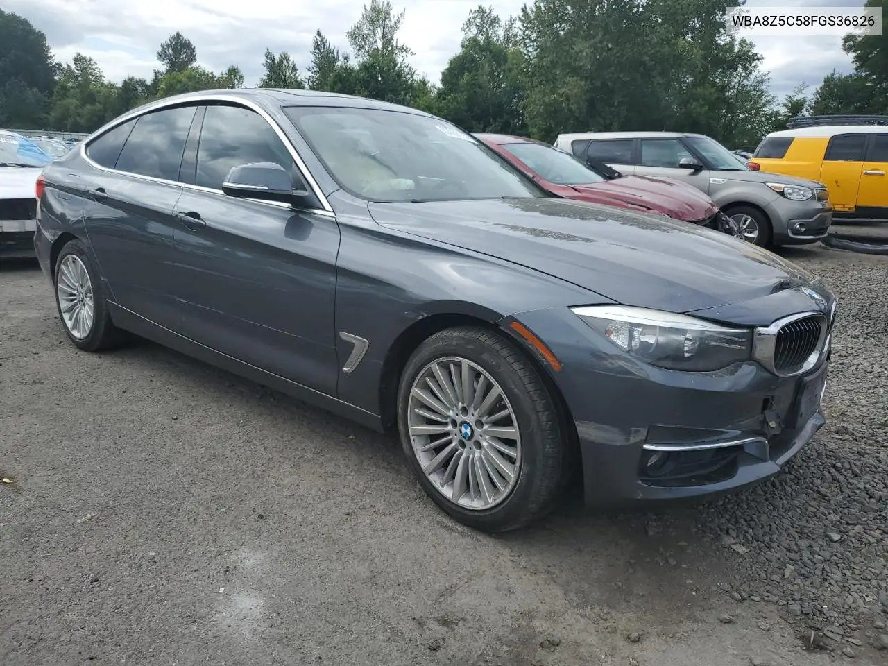 2015 BMW 328 Xigt Sulev VIN: WBA8Z5C58FGS36826 Lot: 62886115