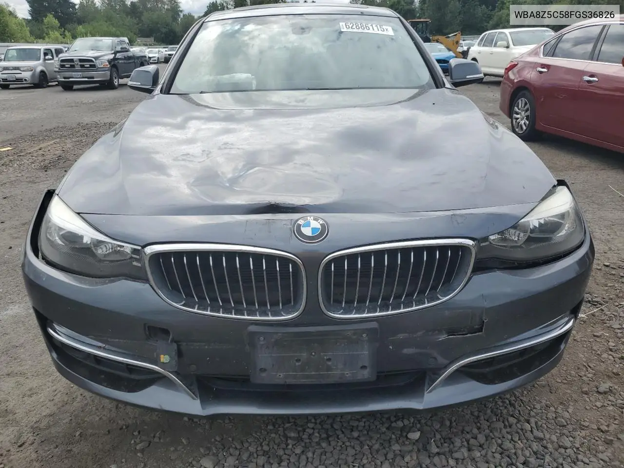 2015 BMW 328 Xigt Sulev VIN: WBA8Z5C58FGS36826 Lot: 62886115
