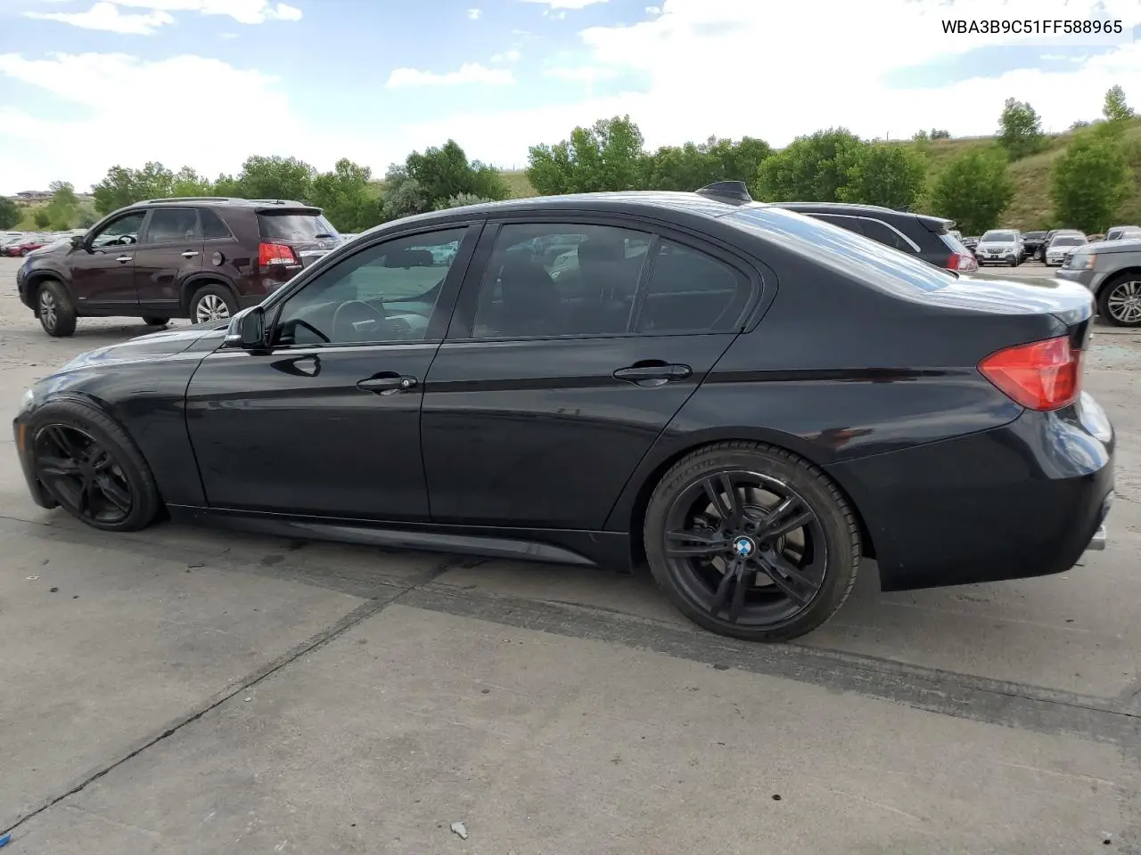 2015 BMW 335 Xi VIN: WBA3B9C51FF588965 Lot: 62951015