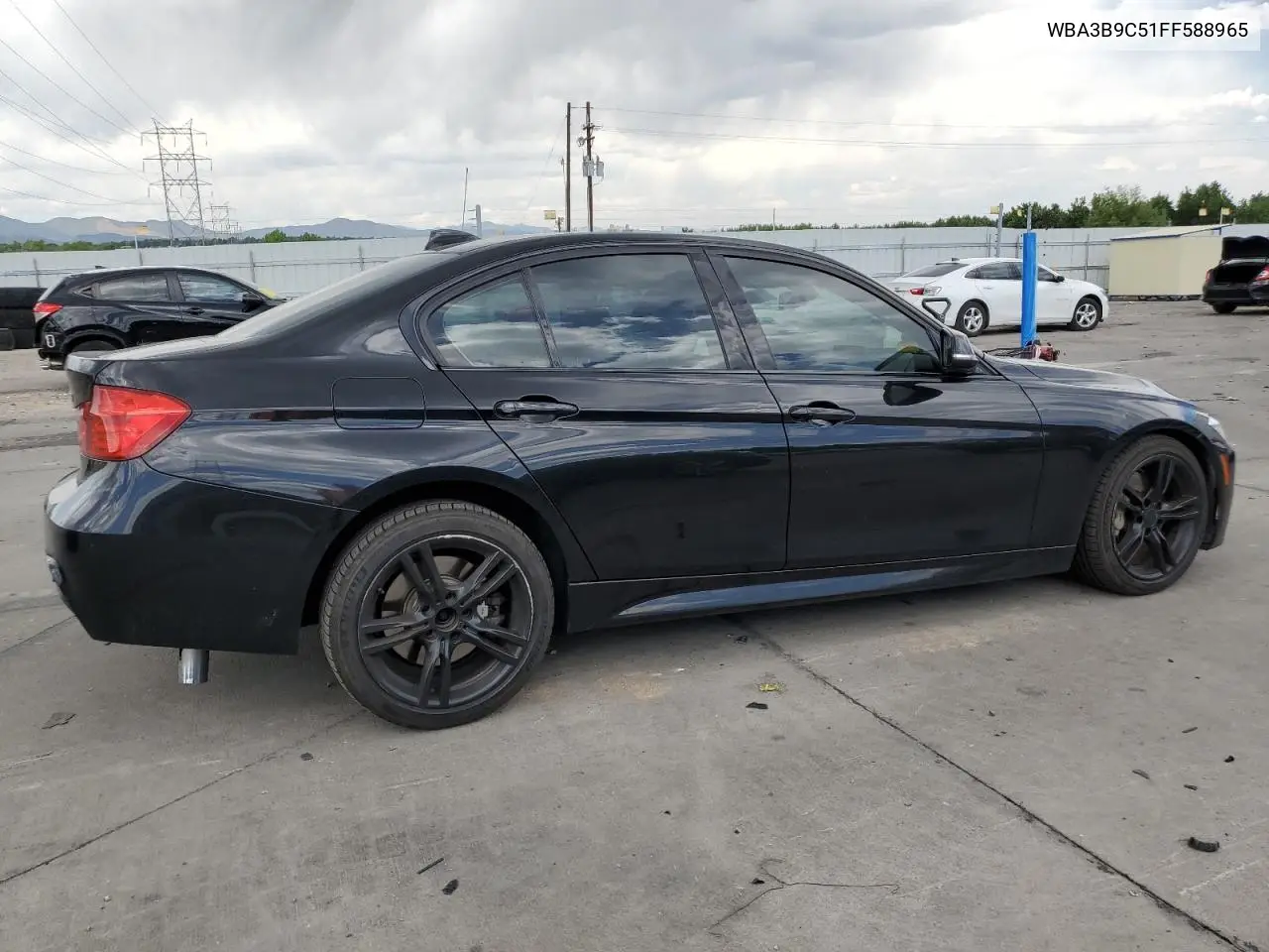2015 BMW 335 Xi VIN: WBA3B9C51FF588965 Lot: 62951015