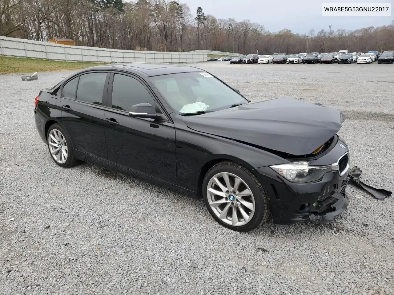 2016 BMW 320 Xi VIN: WBA8E5G53GNU22017 Lot: 49863855