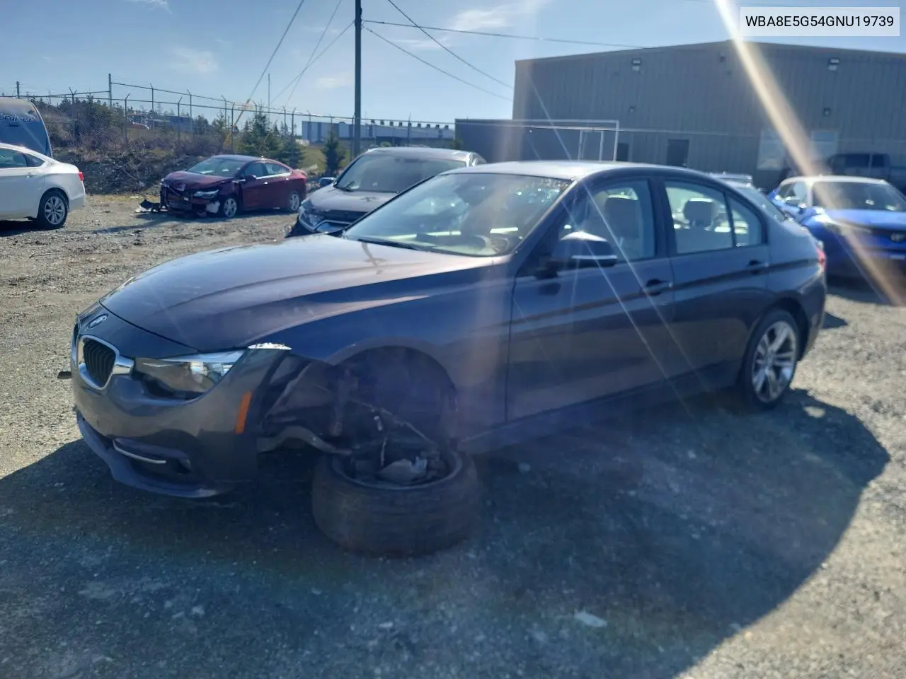 2016 BMW 320 Xi VIN: WBA8E5G54GNU19739 Lot: 54472925