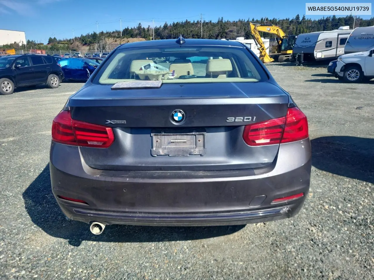 2016 BMW 320 Xi VIN: WBA8E5G54GNU19739 Lot: 54472925
