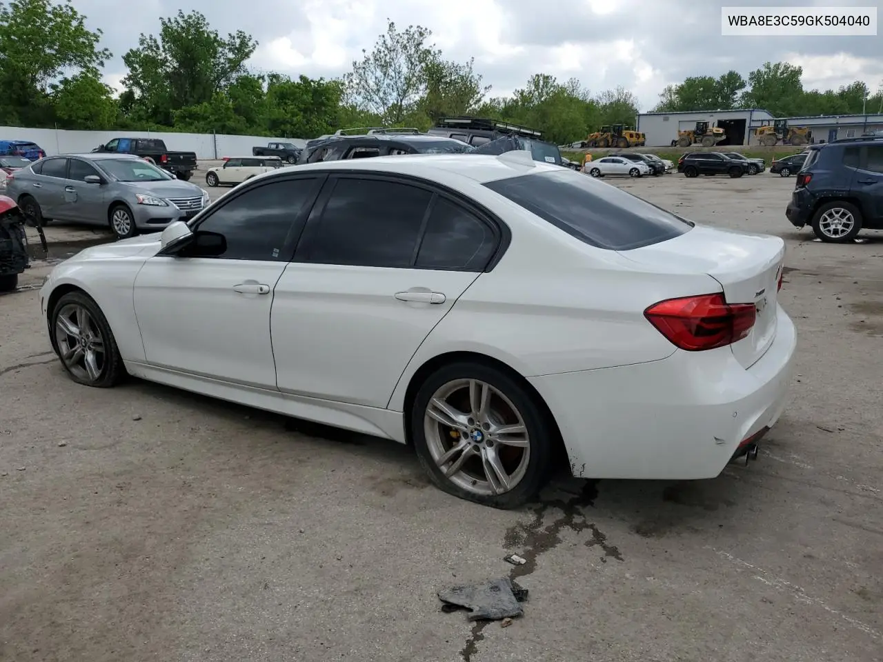2016 BMW 328 Xi Sulev VIN: WBA8E3C59GK504040 Lot: 54567885