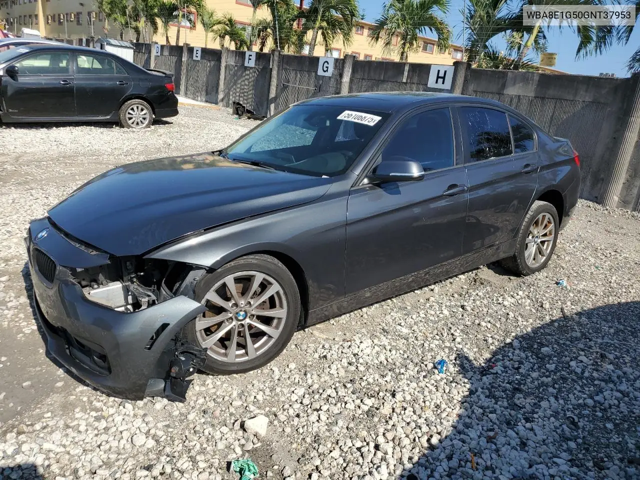 2016 BMW 320 I VIN: WBA8E1G50GNT37953 Lot: 56106875