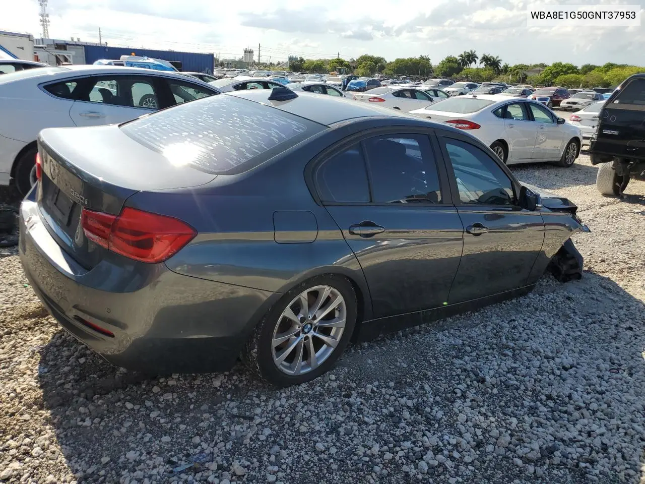 2016 BMW 320 I VIN: WBA8E1G50GNT37953 Lot: 56106875